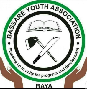 The logo of the Bassare Youth Association