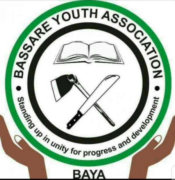 The logo of the Bassare Youth Association