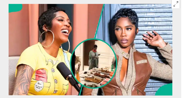 Tiwa Savage Christmas dinner: Singer gifts $500 to every guest at lavish celebration