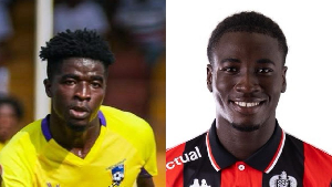Prince Owusu (L) and Kojo Peprah Oppong (R) have earned their debut call ups for the Black Stars