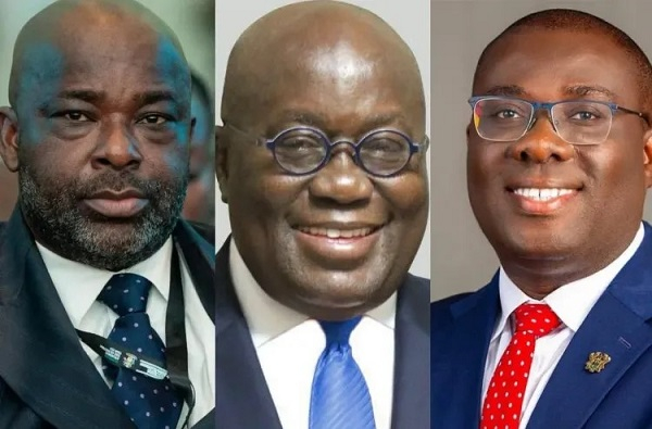 A picture of the three NPP gurus who would be attending the Democracy Forum in Kenya