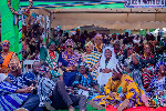 Hajia Zuwera Mohammed Ibrahimah among other elders of the palace