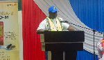 Dr Samuel Kaba Akoriyea Director-General of GHS addressing the conference