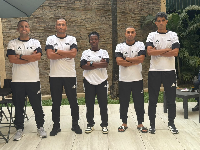 Portia Oppong is Ghana's first female FIFA beach soccer referee(M)and colleages