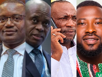 L-R: John Jinapor, Yussif Sulemana, Alhaji Imoro and Osumani Seidu are political firgures in NDC