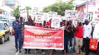 MenzGold customers protest | File photo