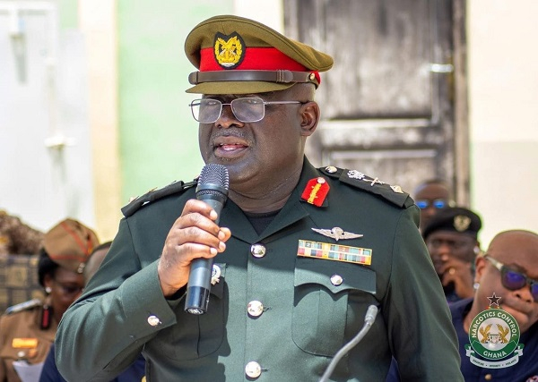 Major General Maxwell Obuba Mantey is the Director-General of Narcotics Control Commission