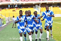 Players of Accra Great Olympics