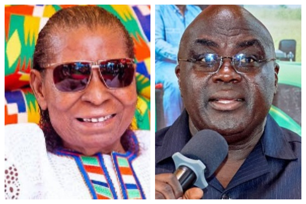 A photo collage of the late Apostle Kwadwo Safo (L) and Julius Debrah (R)