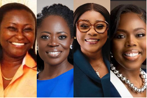 L-R Dr Theresa Oppong-Beeko, Abena Amoah, Matilda Asante-Asiedu, Abena Osei-Poku