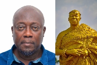 Prof Edwin Kwesi Bodjawah is said to be the brain behind the construction of Otumfuo's statue