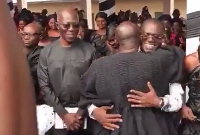 Bawumia greets Jospong and IGP Dampare