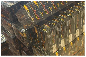 A photo of the intercepted pharmaceutical drugs