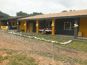 The newly built Kindergarten block for Anyinam Methodist 'B' School
