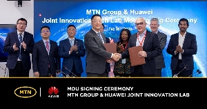 MTN & Huawei Joint Innovation Lab MoU Signing Ceramony At MWC Barcelona4.png