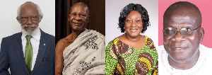 A photo of Justice Crabbe, Oyeeman, Gina and Nana Larbie