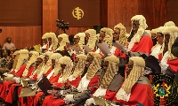 The justices of the Supreme Court of Ghana