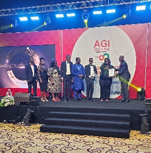 The award was presented to PETROSOL at the AGI Ghana Industry & Quality Awards