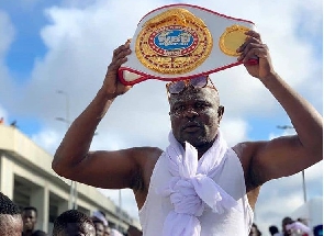 Ghanaian boxer, Braimah Isaac Kamoko