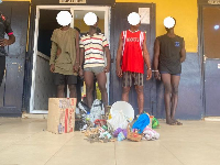 The police said the suspects were found with drugs in their possession