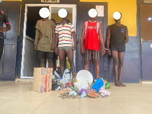 The police said the suspects were found with drugs in their possession