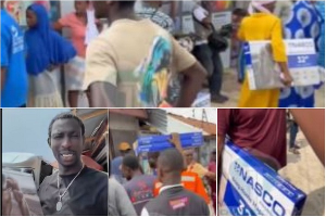 Screenshots of supposed delegates with TVs they were gifted during the primaries