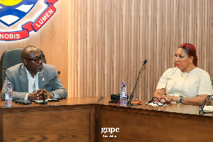 UCC's Vice Chancellor (left) with GNPC Foundation CEO