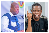 Kwesi Pratt (R) and Sefa Kayi (L) clashed on the show over Mahama