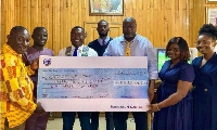 Thirty Thousand Ghana Cedis (GHS 30,000)  was donated to Gbese Mantse and Adonten of the Ga State