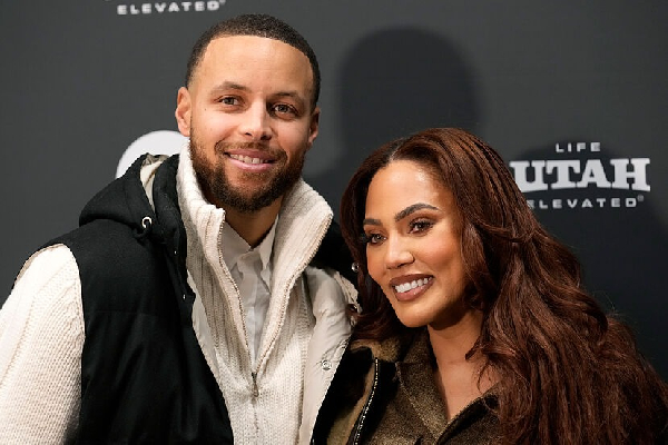 Steph Curry and his wife Ayesha