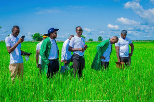 File photo of farmers at a farm