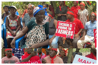 A photo of the aggrieved farmers