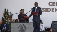 Mozambique's President-elect, Daniel Chapo, attends his inauguration ceremony in Maputo, Mozambique