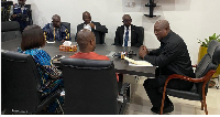 President Mahama inaugurated a new Digital Press Centre for the GPCL as part of his visit