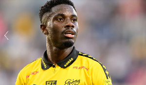 IF Elfsborg midfielder, Michael Baidoo.