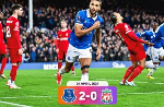 Watch highlights of Everton's 2-0 victory over Liverpool