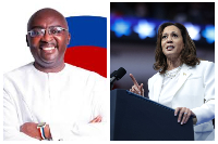 Dr Bawumia and Kamala Harris