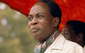 The first President of Ghana, Dr Kwame Nkrumah