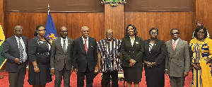 President Akufo-Addo with the ADR board