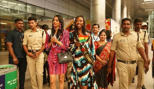 Jutta Ama Pokuah Addo crowned Miss Ghana 2025 been welcome in India