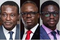 Samson Lardy (M) has corroborated claims of attacks against Kissi Agyebeng (L) and Sammy Darko (R)