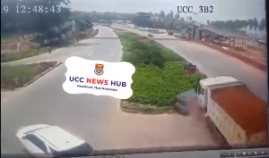 A picture of the accident scene