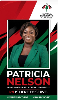Patricia Nelson is vying to become Ellembelle's NDC Deputy Secretary