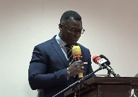 Dr. Justice Yaw Ofori, Commissioner of Insurance at the NIC