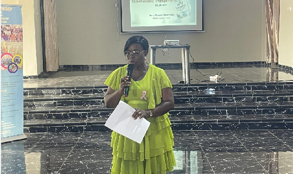 Diana Sena Awutey is the NCDs Coordinator and Health Promotion Officer of the Central Tongu District