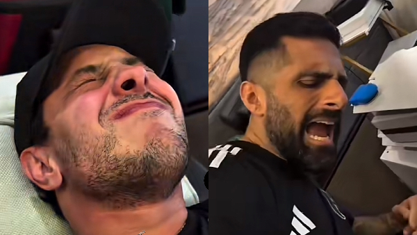 Watch Neymar put friends through the pain of his daily knee routine