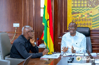 Minister for Energy, Dr John Abdulai Jinapor and Minister for Finance, Dr Cassiel Forson