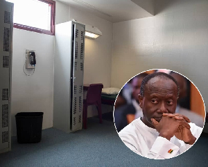 The embattled former Finance Minister Ken Ofori-Atta is being held by US ICE officials The embattled former Finance Minister Ken Ofori-Atta is being held by US ICE officials