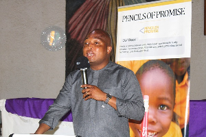 Ablakwa addressing some teachers at the conference