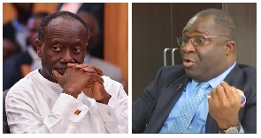 Ken Ofori-Atta Finance Minister and Eugene Antwi Boakye MP for Subin